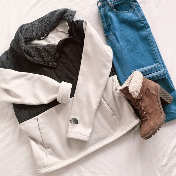 The North Face Cragmont fleece quarter snap pull over jacket - Picture 4 of 14